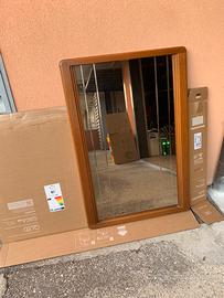 Specchio cornice legno