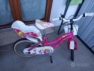 bicicletta fuxia raggio 16