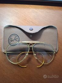 Occhiali da aviatore vintage anni 60 B&L Ray Ban