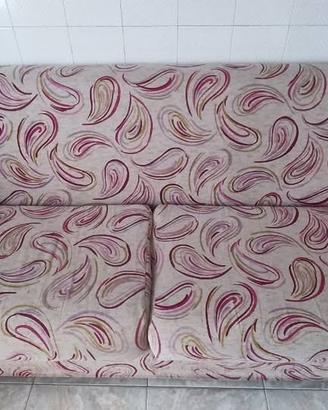 Divano letto 3 posti fantasia Paisley