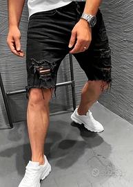 Shorts denim uomo