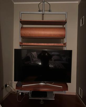 Mobile porta Tv - in metallo e legno - di design