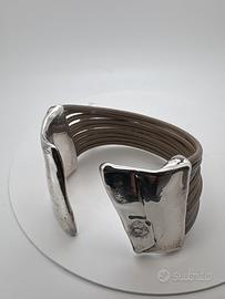 Bracciale Argento 925/pelle
