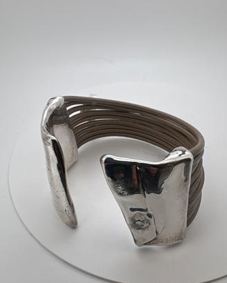 Bracciale Argento 925/pelle