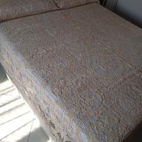 copriletto matrimoniale ricamo Burano 