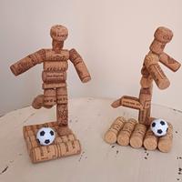 Calciatore in sughero