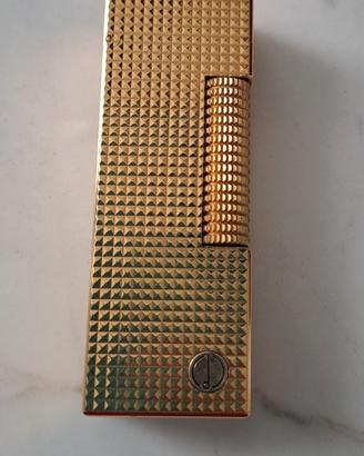 Accendino Dunhill in metallo dorato
