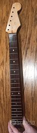 Manico Stratocaster acero/palissandro