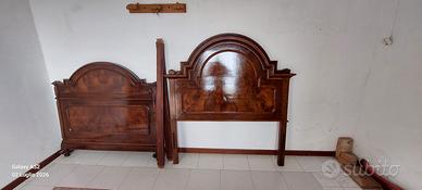 Letto antico completamente restaurato