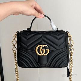 Mini borsa a tracolla Gucci GG Marmont