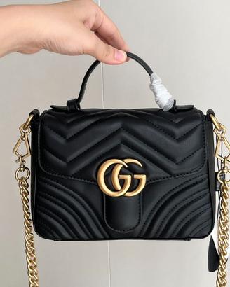 Mini borsa a tracolla Gucci GG Marmont