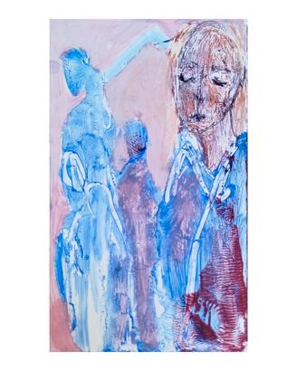 Dipinto - Fuori dall' ombra 20 - 25 X 15 cm 