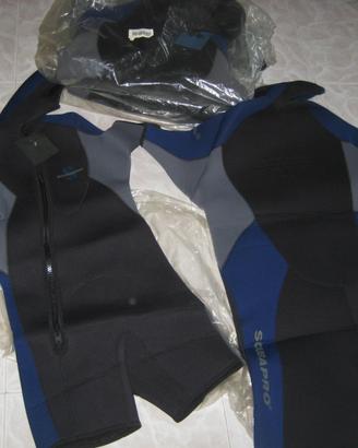 Shorty scubapro 5mm con cappuccio M