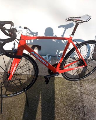 bici da corsa Merida scultura