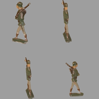 Soldatino antico piombo