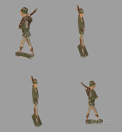 Soldatino antico piombo