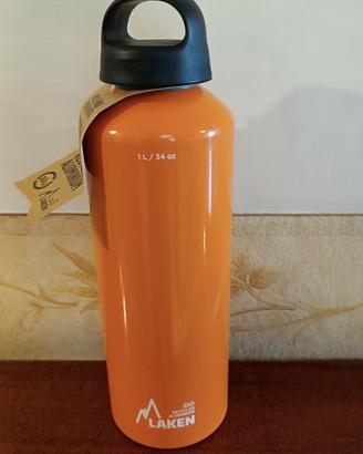 Borraccia Laken Arancione 1L Nuova alluminio