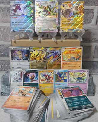 260 carte pokemon con carte speciali meo