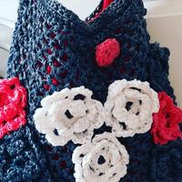 Borsa tracolla raffia