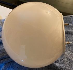 Ricambio lampada vintage vetro opalino nuovo 80-90