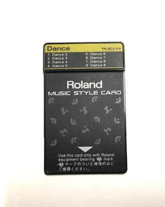Roland Music Style Card TN-SC2-04 “Dance
