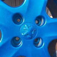 cerchi lega 16 verniciati nuovi blu diamantato