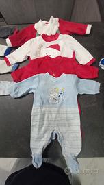 Tutine in ciniglia bimbo 0-3 mesi