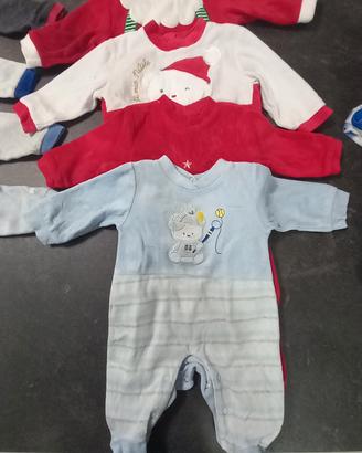 Tutine in ciniglia bimbo 0-3 mesi