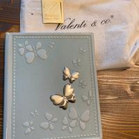 Portafoto album con farfalle in argento Valenti