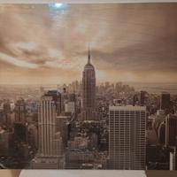 Poster skyline New York su pannello in multistrato