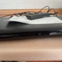 lettore DVD + porta televisione con vetro