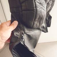 tuta pelle moto vintage