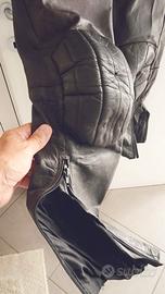 tuta pelle moto vintage