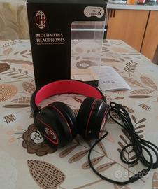 Cuffie stereo con filo AC Milan