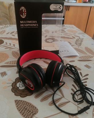 Cuffie stereo con filo AC Milan
