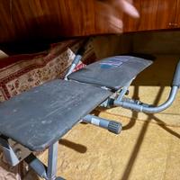 Panca pesi e ciclette