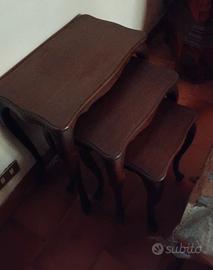 SET 3 TAVOLINI CLASSICI VINTAGE 