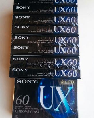 SONY UX 60 - 10 Musicassette Vintage