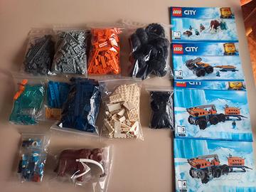 Lego Set 60195 CITY ESPLORAZIONE ARTICA COMPLETO