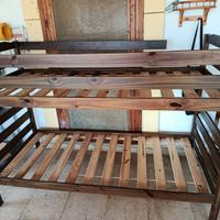 Letto a castello in legno
