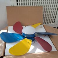 Lampadario con Ventilatore colorato