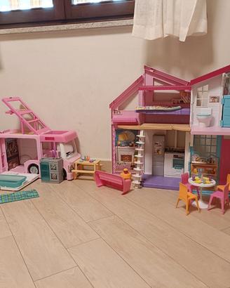 Casa Malibu e Camper barbie