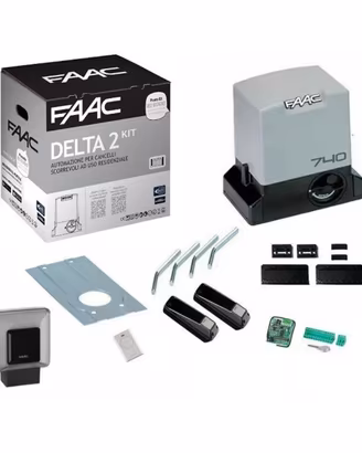 Kit cancello scorrevole FAAC nuovo