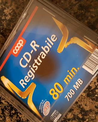 64 CD registrabili ancora negli imballi originali