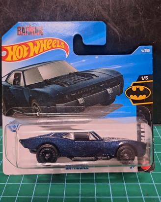 Batmobile blu metallizzato Hot Wheels Batman 