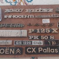 Targhetta di alluminio CITROEN CX PALLAS D