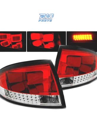 FANALI A LED BAR AUDI TT 8N 99-06 ROSSO CHIARO