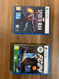 PS5 SPIDER-MAN e FC25