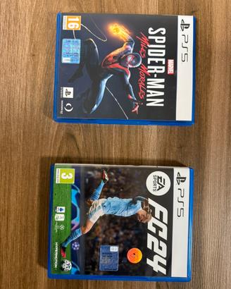 PS5 SPIDER-MAN e FC25