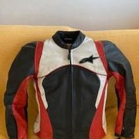 Giacca moto in pelle Alpinestars Tg.52 (Tg. L)